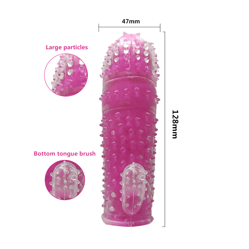 2021 new crystal particles adult men's products washable condoms