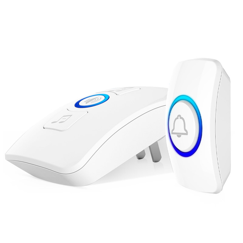 Home Wireless Waterproof Smart Doorbell Long Distance 32 Songs 4 Level Volumes Door Chimes Doorbells Home Security Alarm