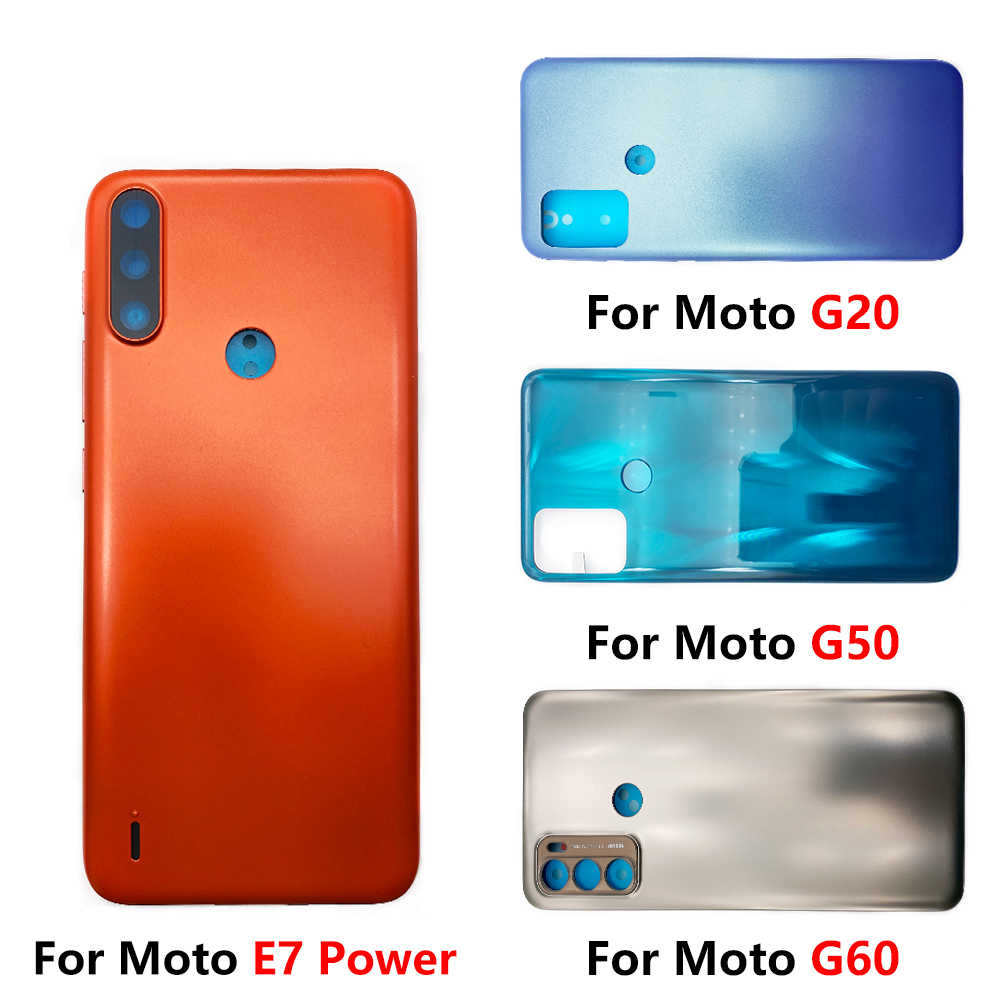Задняя панель мобильного телефона для Moto E6 Plus E6S G 5G E7 Power G20 G50 G60