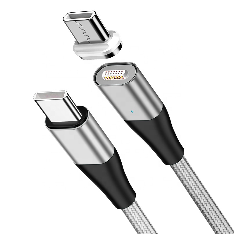 PD 60W быстрая зарядка PD USB-C Type C к Type C зарядный кабель для Huawei Магнитный кабель для передачи данных