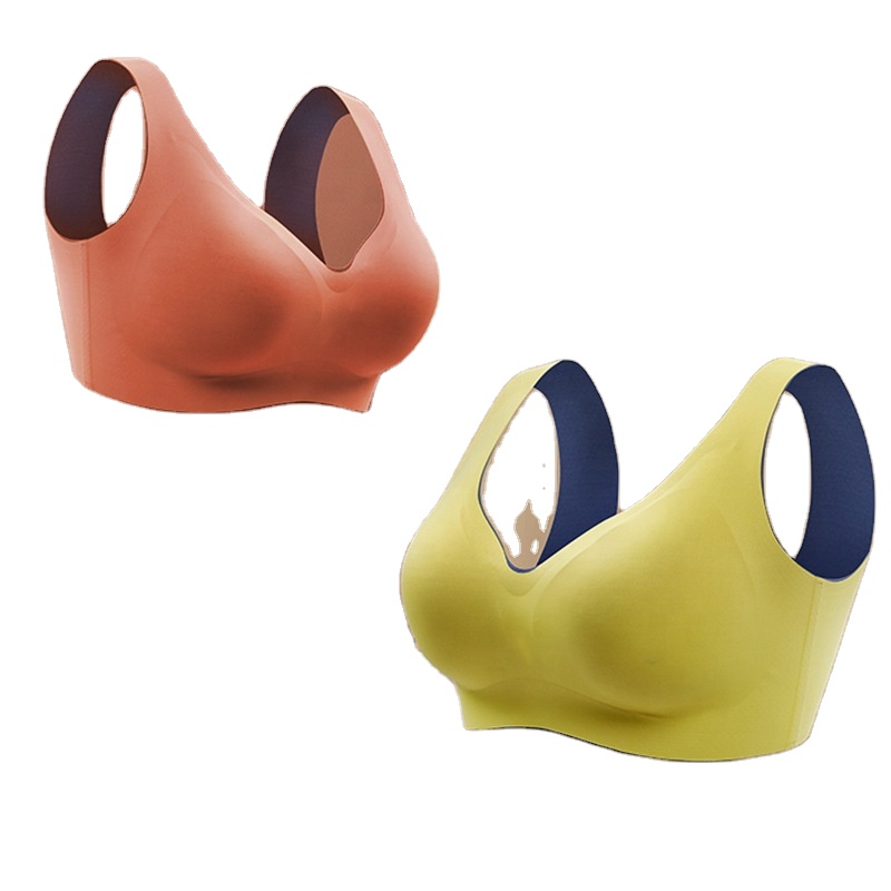2021 New Arrival Women Push Up Sports Bra Fitness Top Seamless Top Women Breathable latex Sports Bra