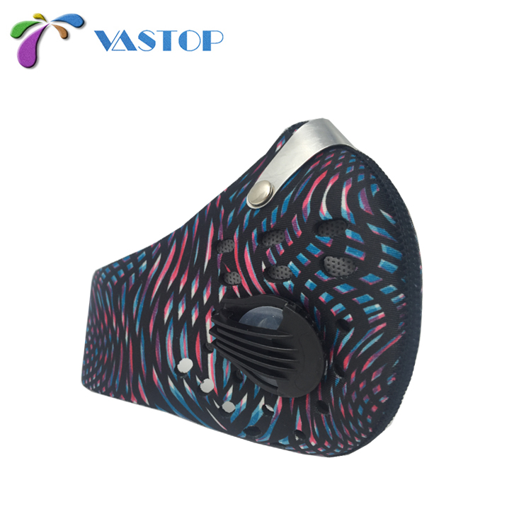 Carbon Filters Face Mask against anti-smog custom neoprene face mask