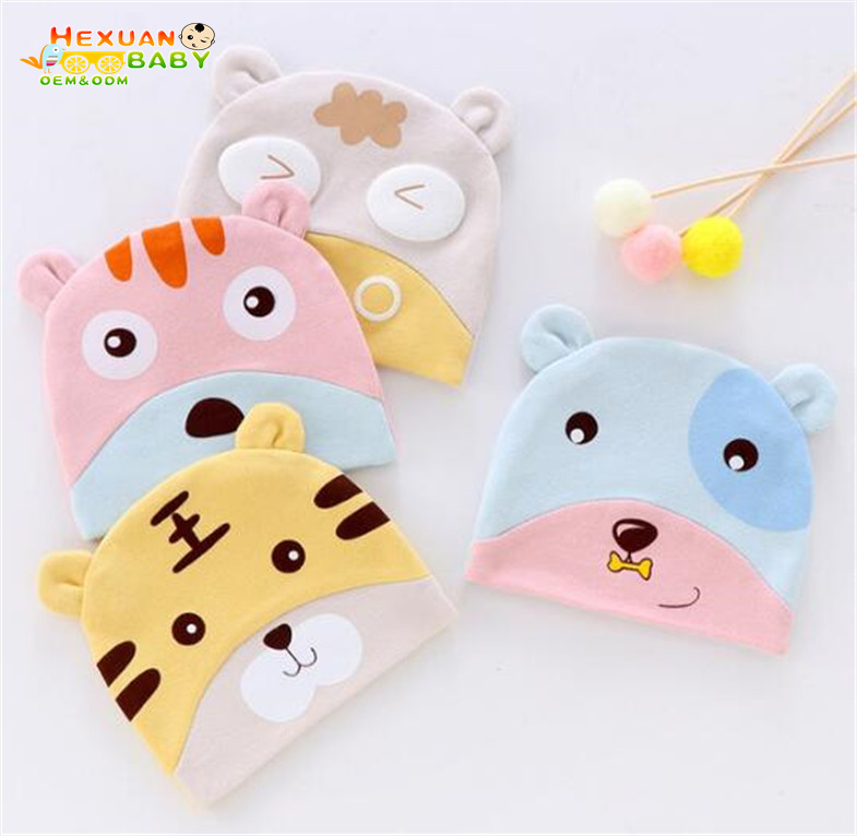 Fashion Baby Hospital Beanie Hat Girl Boy Hats Newborn Baby Hat