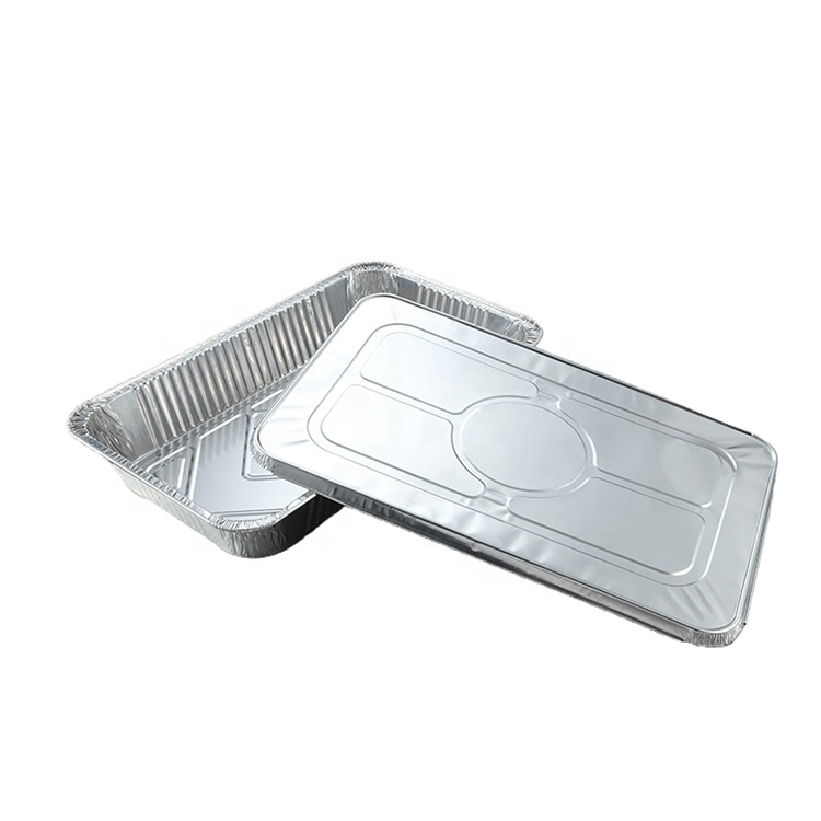 Fast Food Foil Food Packing Multi Boxes Aluminum Foil Container Disposable Aluminum Foil Container