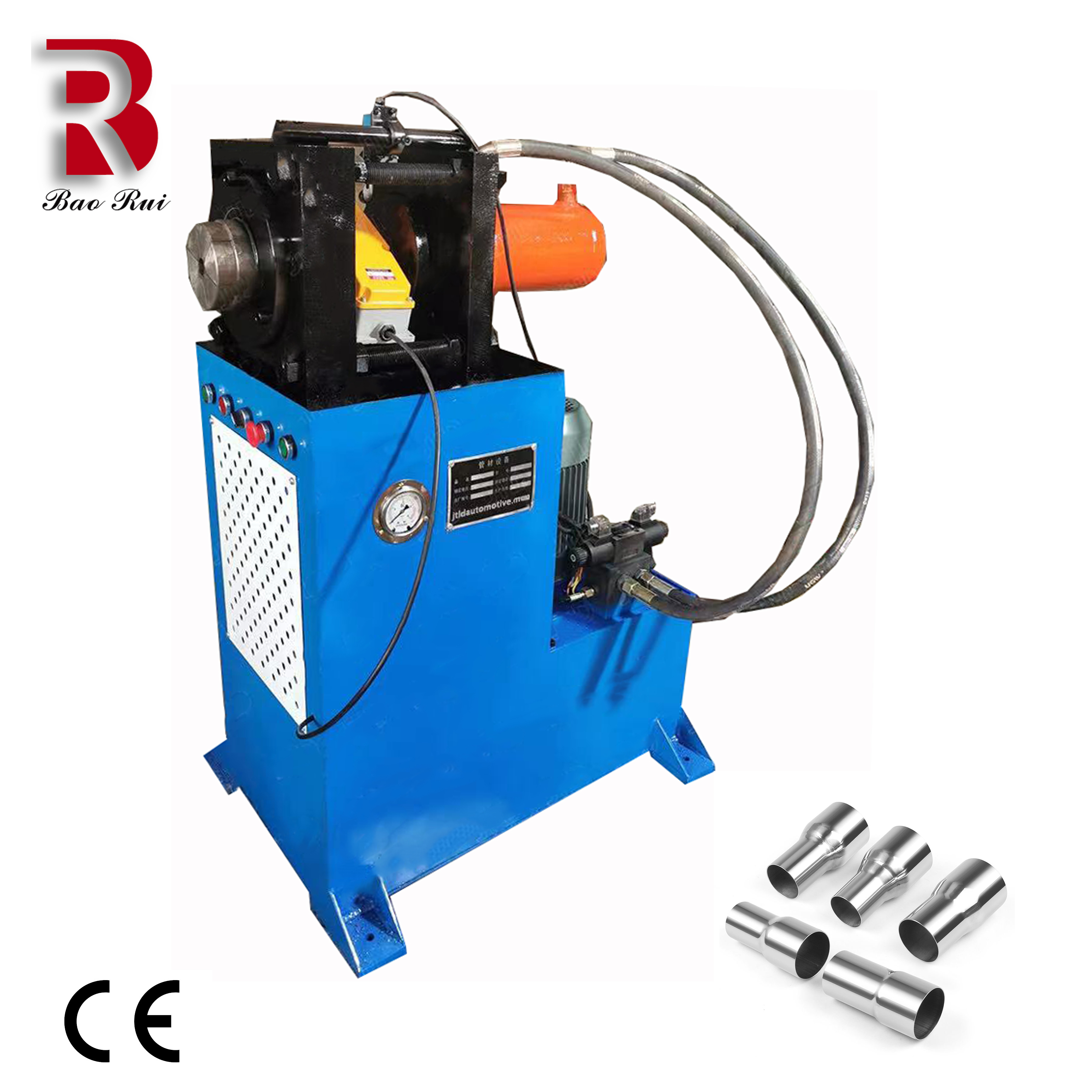 Semi-automatic Exhaust Pipe Extender and Reducer Machine End Forming Machine for Pipe and Tube with high quality