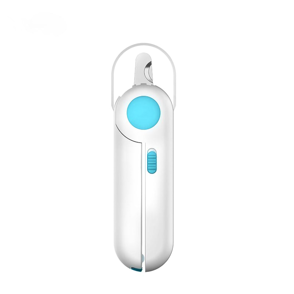 Stainless steel blade smooth polished nails pet nail clipper with led light