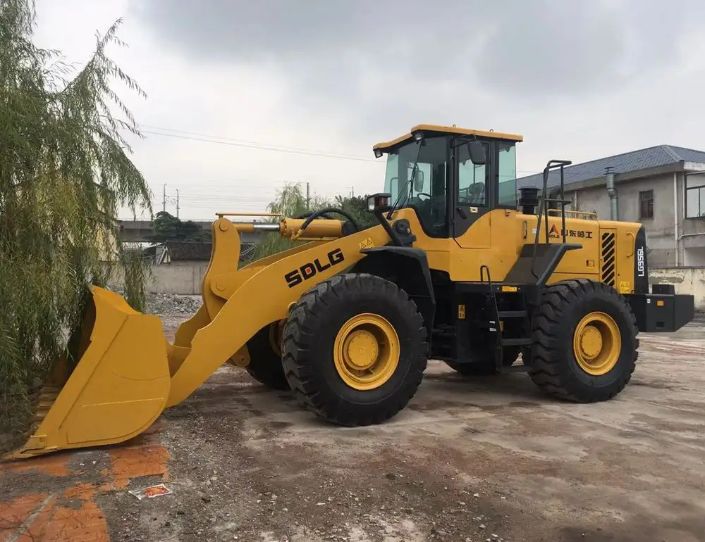 Used SDLG 956 Wheel Loader with caterpillar engine used SDLG wheel loader SDLG LG956L