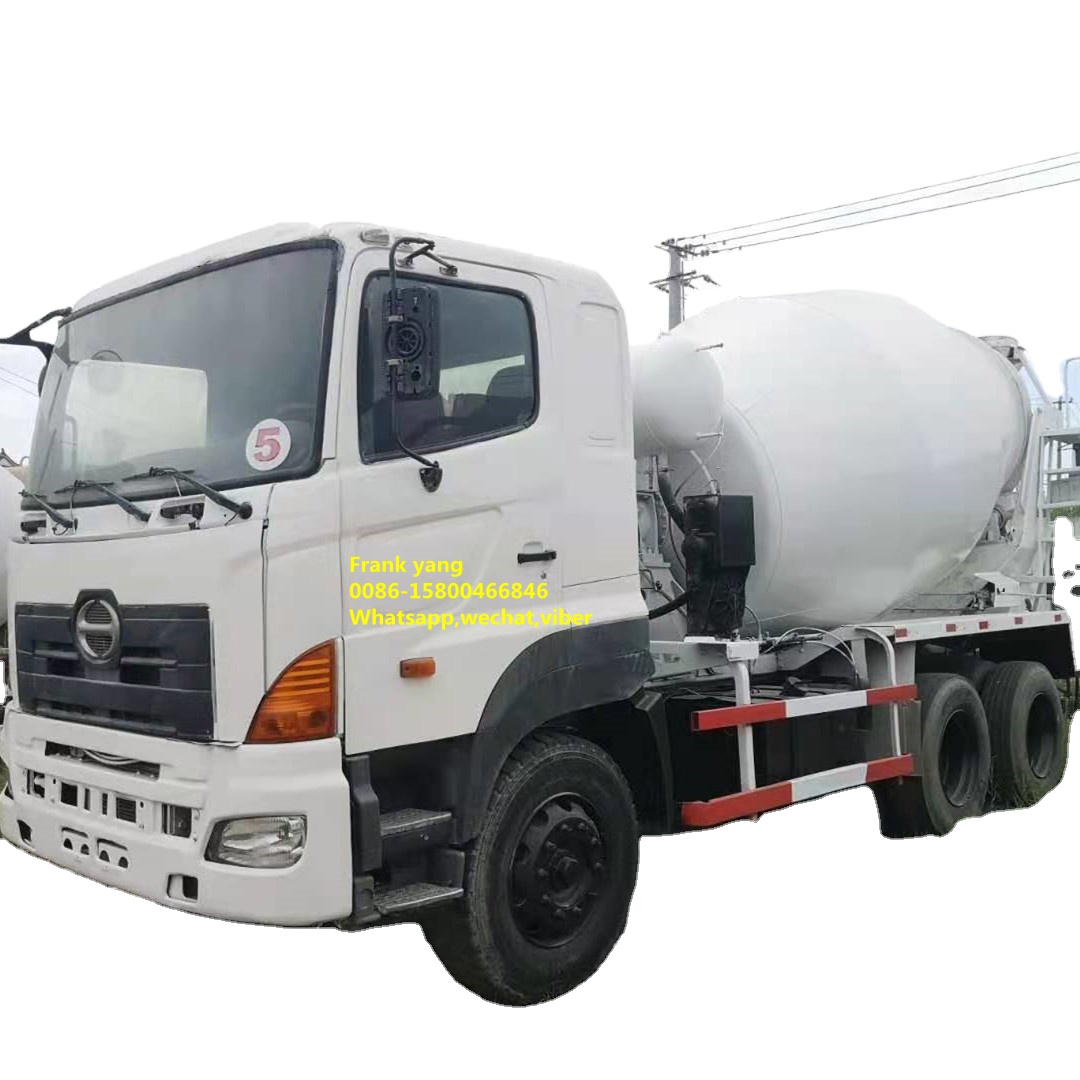 Бетономешалка Hino, 10 куб. М, б/у, грузовик-миксер hino, 10 колес