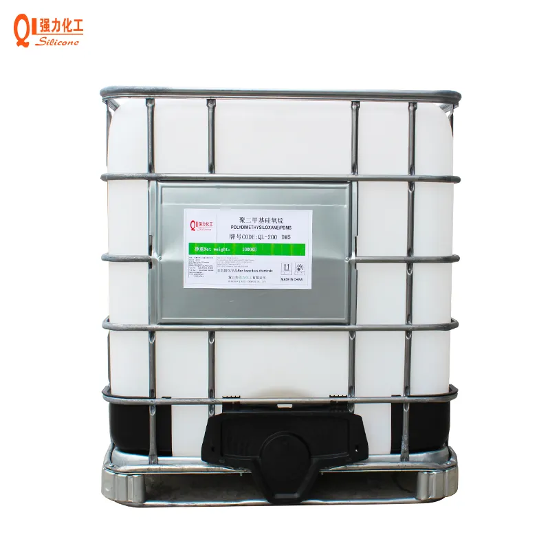 5 cSt pure silicone hydrogenated castor oil fluid QL-200 DM5 Polydimethylsiloxane Polydimethylsiloxane