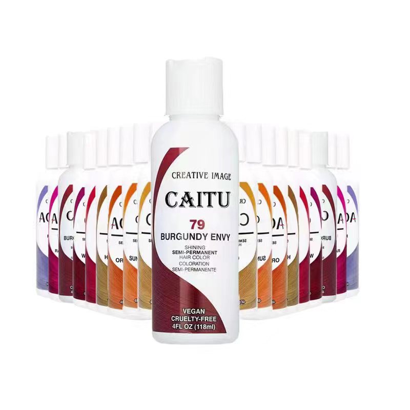 Factory Price No Fading No Bleaching Hair Color Semi Permanent professional Hair Dye private label hair color