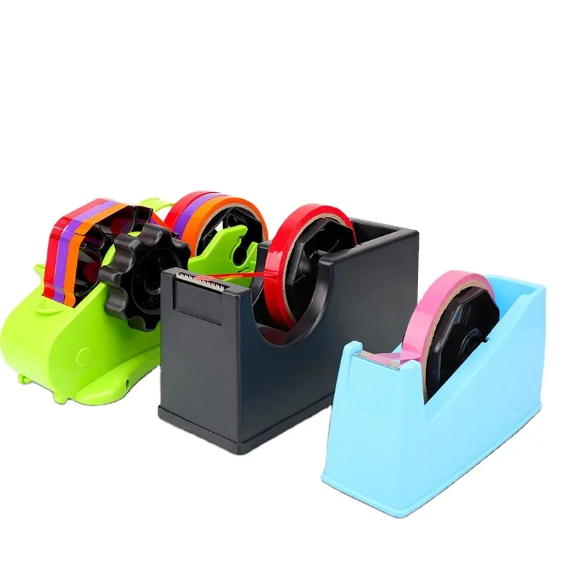 Wide Frame Transparent High Temperature Tape Cutter  Base of Adhesive Paper Machine  Stationery Glue Desktop Small Tape Holder