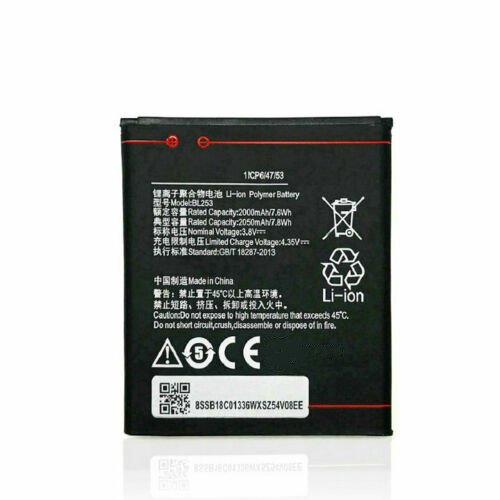 Совершенно новый аккумулятор 2050 мАч 3,8 в BL253 для Lenovo A2010 A2860 A2580 A1000 A3800 A3600