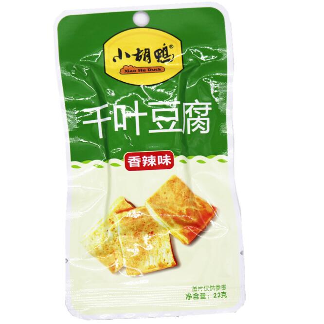 Бренд Xiao Hu-Duck, вакуумная упаковка, 22 г/Саше, Пряная закуска Qian Ye Tofu, производитель * 30 Саше