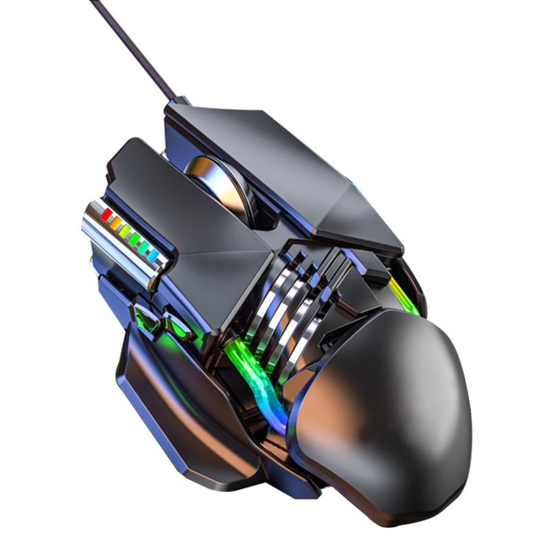 Мышь игровая Механическая Проводная, 6 клавиш, USB 12000dpi, RGB, 3 года