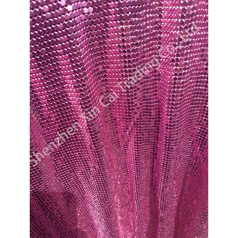 Cosplay Dress Metal Mesh Fabric Metallic Cloth Sequin Sequined Fabric DIY Doll Belt Bag sewing Home Decoration Curtain