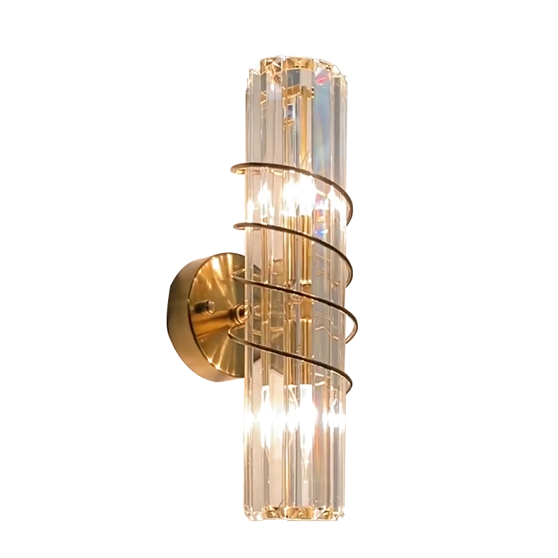 2021 Hot Selling Luxury Crystal Housing Led Wall Lamp Living Room Bedroom Hotel