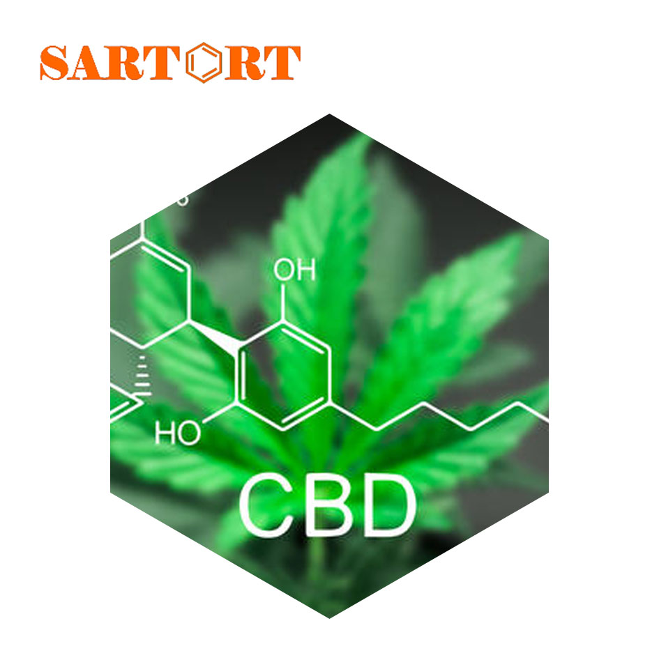 Высокая чистота, CBD 50%/70%/80%, полный спектр, Конопляный экстракт, CBD масло cas 13956-29-1