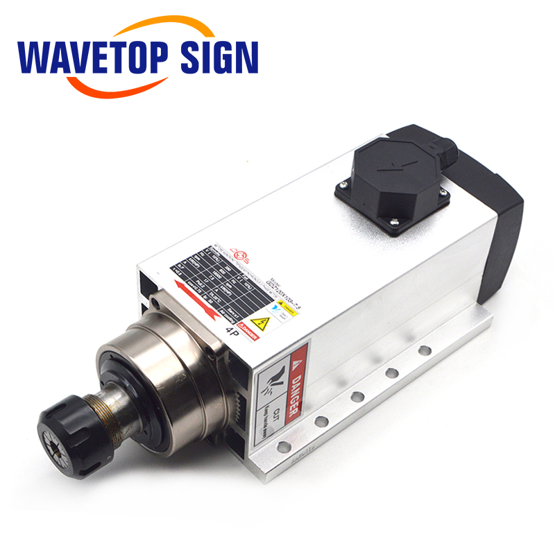 WaveTopSign GDZ93x82-3.5KW шпиндель ER32 18000 об/мин 220 В 15 а электродвигатель шпинделя с воздушным охлаждением
