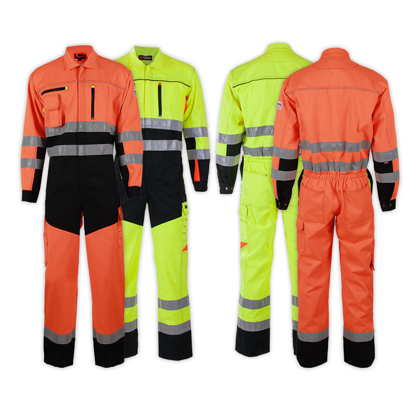 High Visibility Clothing Mining Reflective Fireproof clothing Europe Work Wear Flame Retardant Coverall