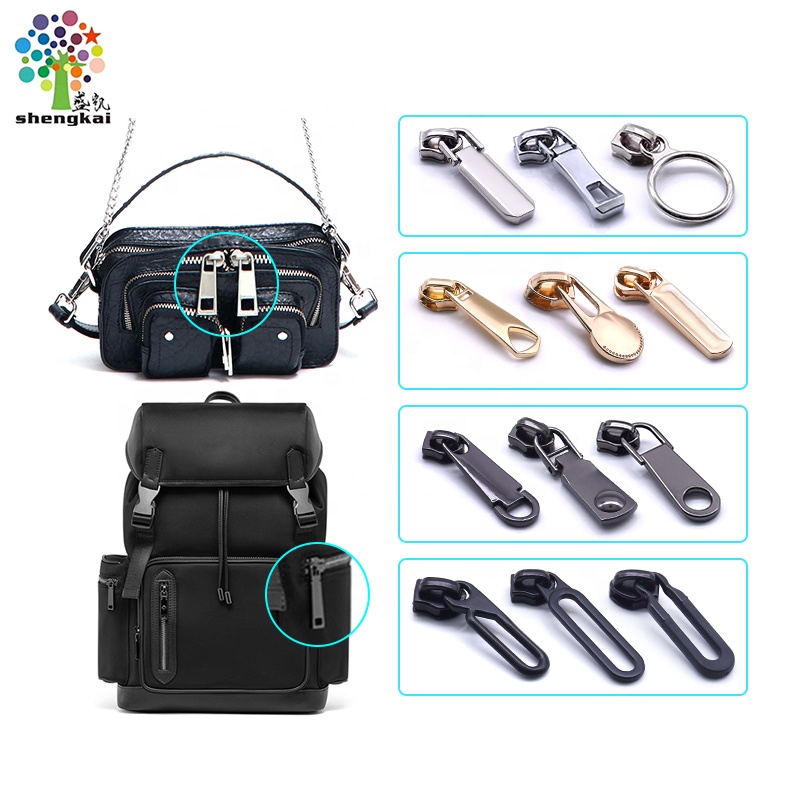 Nylon Zip Head branded zipper puller Zipper Pull Creative Pattern 5# custom zipper puller metal puller for garment