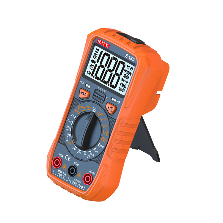 Industrial LED display multimeter intelligent automatic precision AC and DC voltage digital multimeter tester for sale