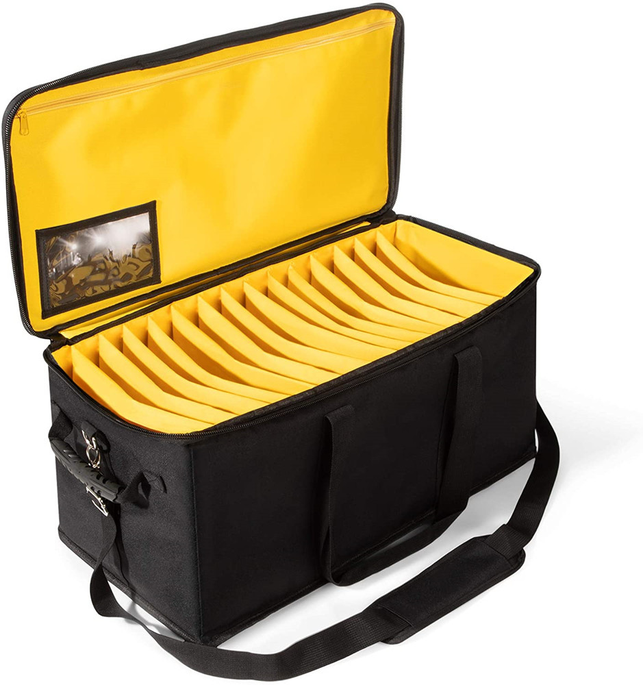 Musicians DJ Gear Gig Bags Cord Organizer Case Large Cable File Bag With Shoulder Strap Equipment Storage bag