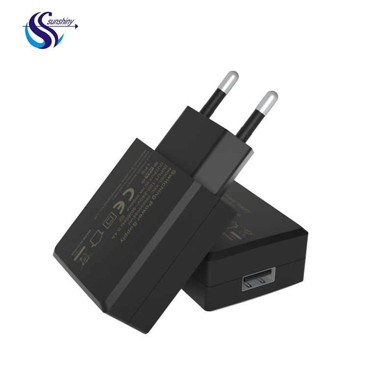 Небольшой корпус с сертификатом CE, настенное зарядное устройство usb с 1 портом, вилка стандарта Великобритании, 5 В, 1 А, 2 А