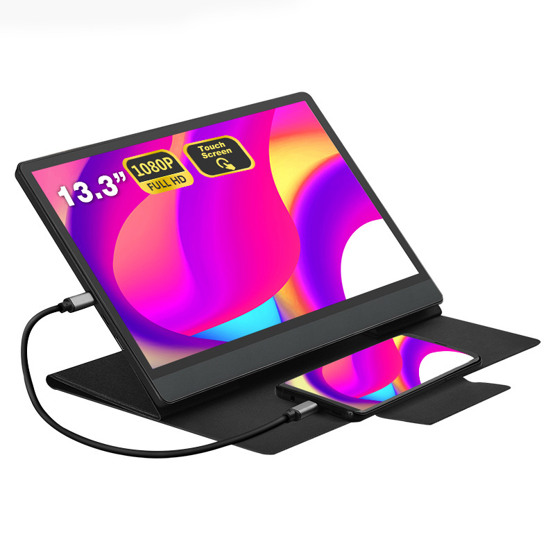 13,3 дюймовый 1080P портативный монитор IPS hd экран FHD Full HD для ноутбука ПК MAC Phone Xbox PS4