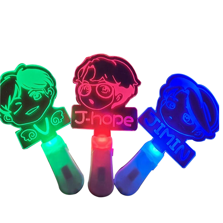 Bangtan boys Acrylic V handlight JIMIN suga glow sticks for concerts