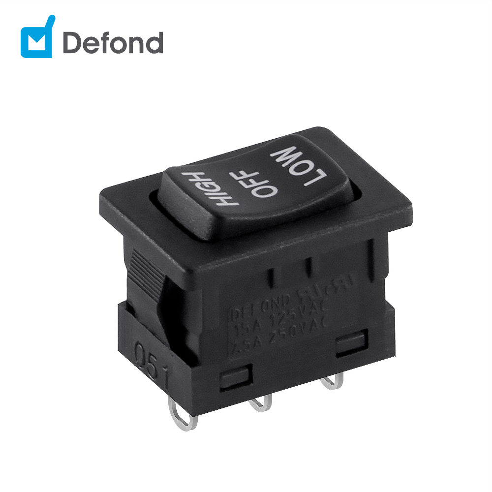Defond CRT-1215-Y-AAU34-08R микро переключатель 10a 250v t85 5e4 Клавишные переключатели