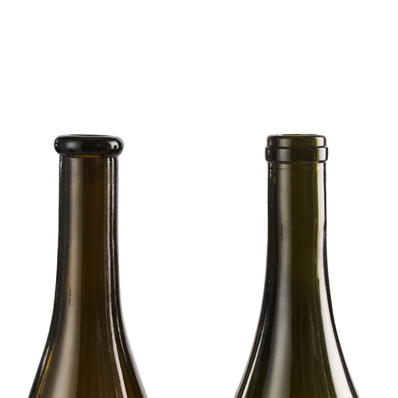 New Fancy Wholesale empty 187ml 187 ml 6.32oz Burgundy champagne green amber clear glass wine bottles with screw top