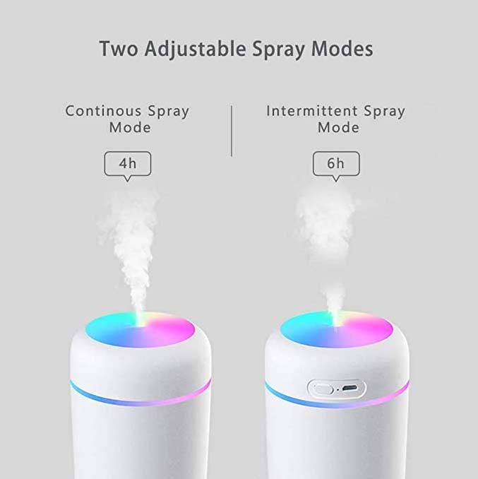 New Product 2021 Unique Colorful LED Portable Air Humidifier Mini