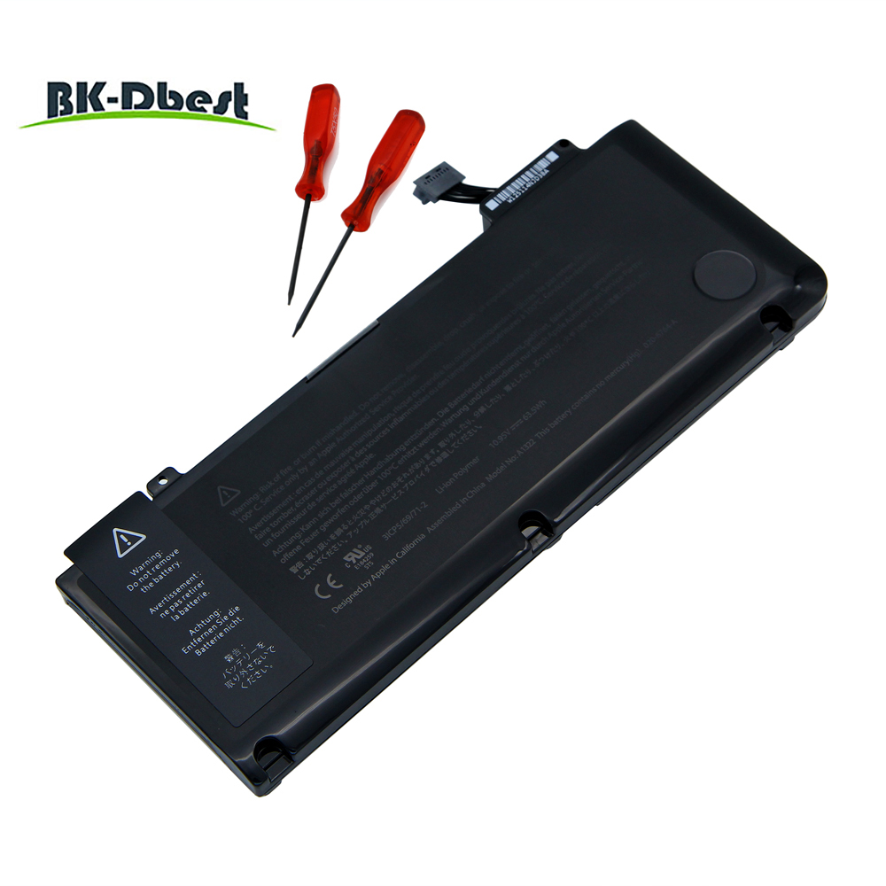 BK-Dbest A1322 Аккумулятор для ноутбука Apple MacBook Pro 13 дюймов A1278(Mid 2009, средний 2010, ранние и поздние 2011, средний 2012 версия)
