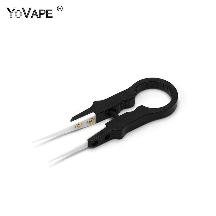 Черный красный электронная сигарета аксессуар Vape Блистер Набор керамика Vape Twizer v3 vapor керамический Пинцет v3 в большом наличии