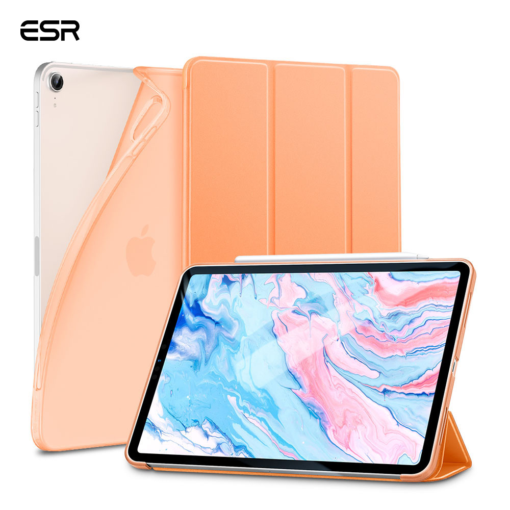 ESR планшетный чехол для iPad Air 4 Чехол Мягкий чехол для задней крышки из тройной раскладной стенд