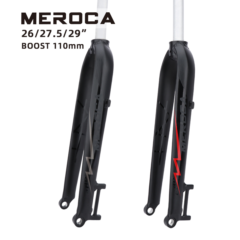 Вилка для горного велосипеда MEROCA BOOST, 29 дюймов, 110*15 мм, горная вилка из алюминиевого сплава, жесткая вилка для горного велосипеда, велосипедные аксессуары