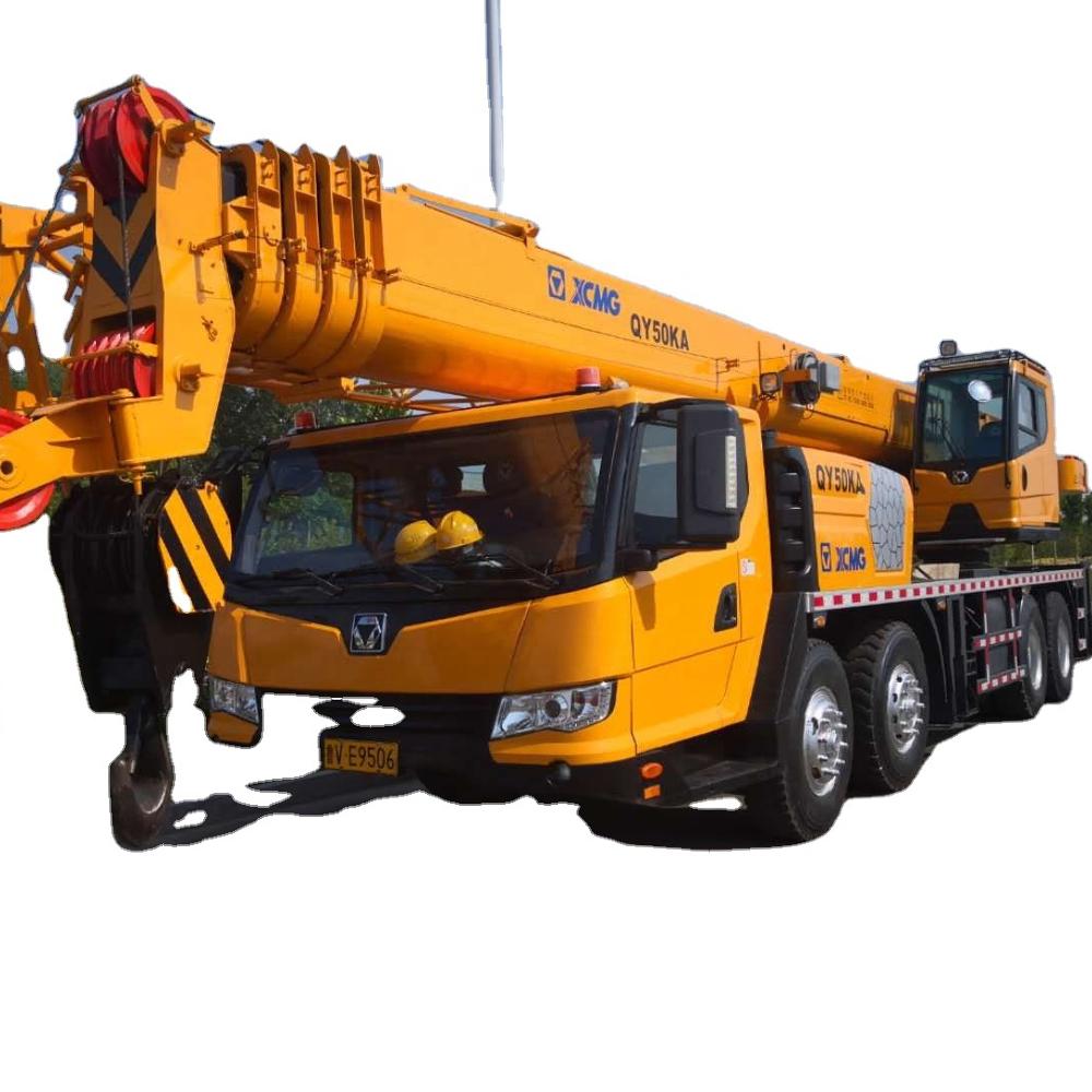 Left Hand Drive used XCMG QY50K Truck Mobile Crane 50 ton
