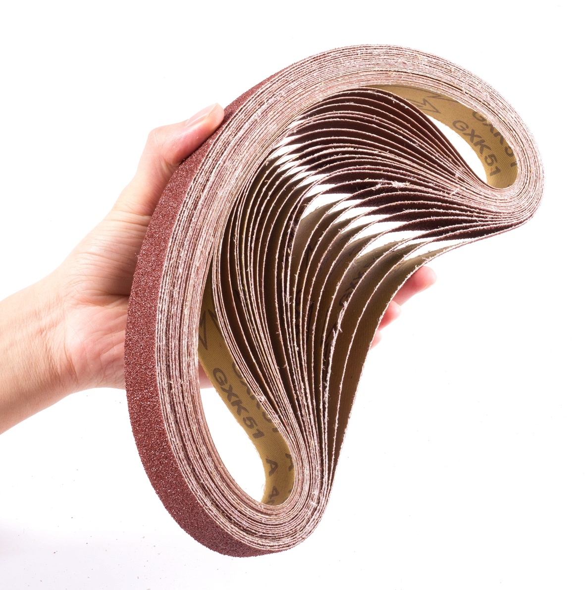 Factory 1''x 30 '' inch GXK56, GXK51, GXK51-B, KX167 aluminium oxide belt sander sanding belt meeting your requirements
