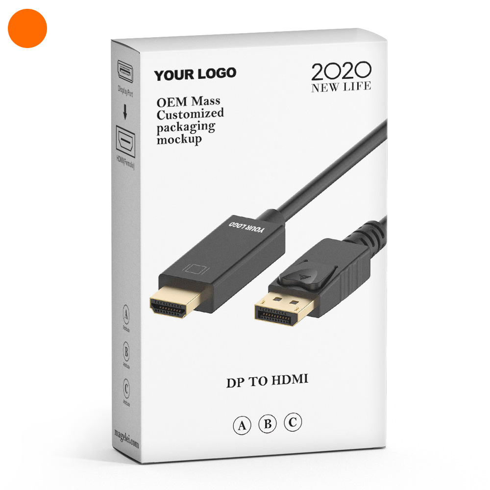 Позолоченный кабель Displayport (папа)-Hdmi (папа) длиной 1,8 м, кабель 4K DP-Hdmi, поддержка Oem-услуг