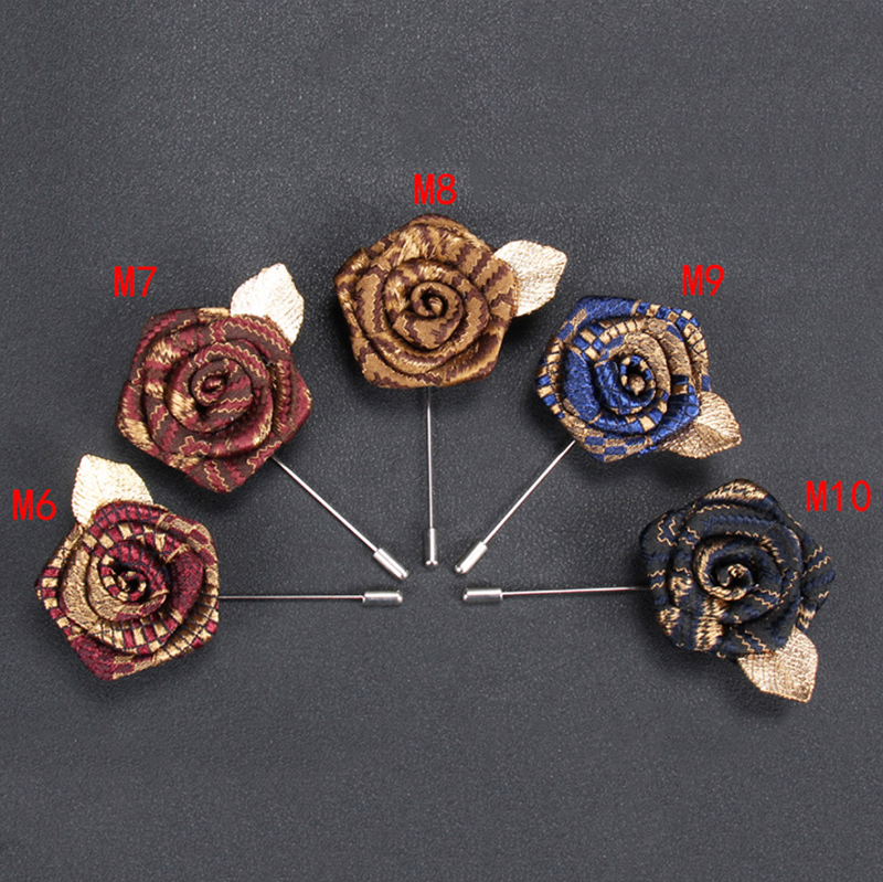 Костюмы цветок лацкан pin мужчины