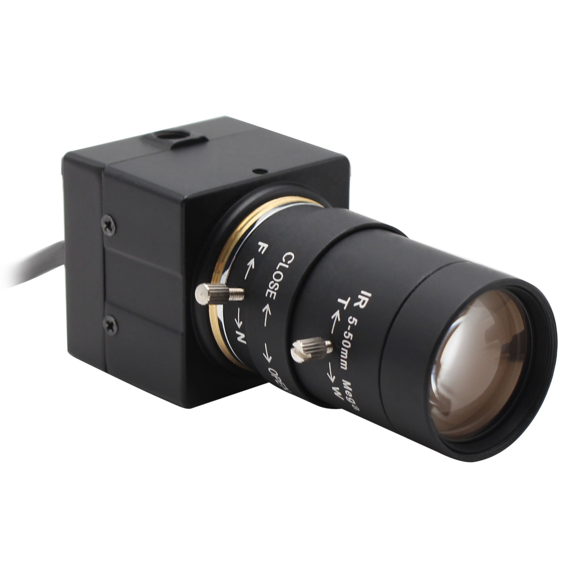 Low Illumination Webcam 1080P Full Hd High Speed Mini USB Camera With 5-50mm Varifocus CS Lens