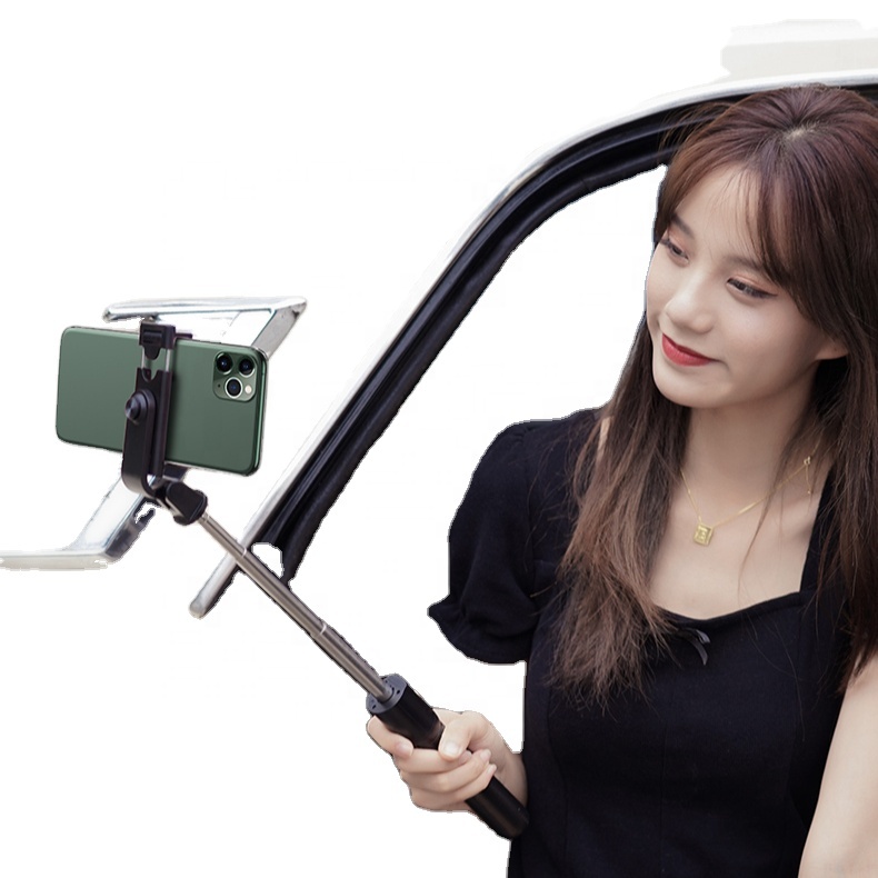 S02 10 meters effective distance 360 Rotation photograph Portable Design bluetth wireless tripod ps Multi function selfie stick