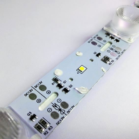 28.8w 12v constant current smd3030 18leds edge-lit led strip lights with diffuser acrylic lens