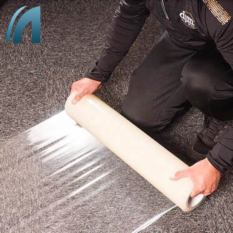 Wuxi ShengFa Clear Transparent Pe Adhesive Protective Film For Carpet Protection
