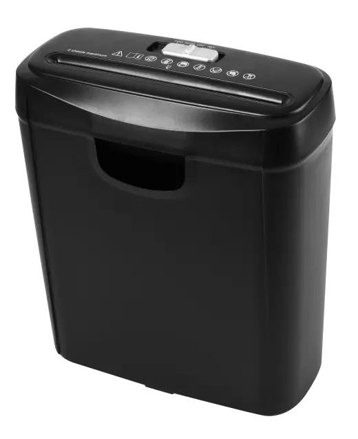 6-Sheet Strip cut Paper Shredder