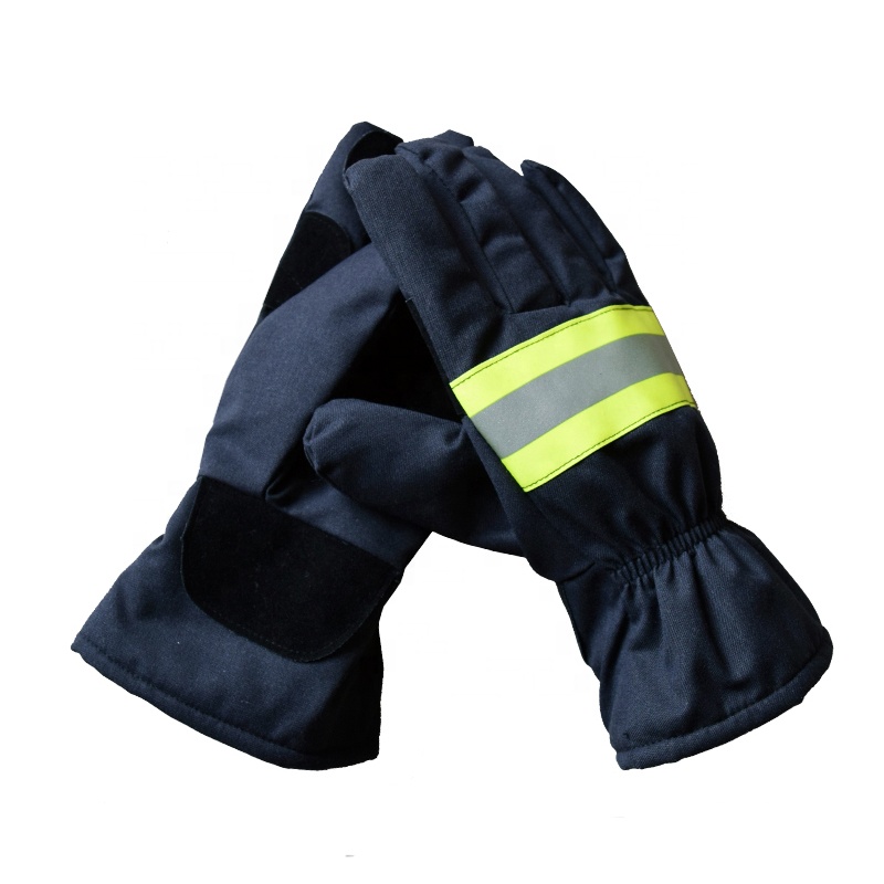 High temperature resistant 100% Flame Retardant free fire fighter finger glove