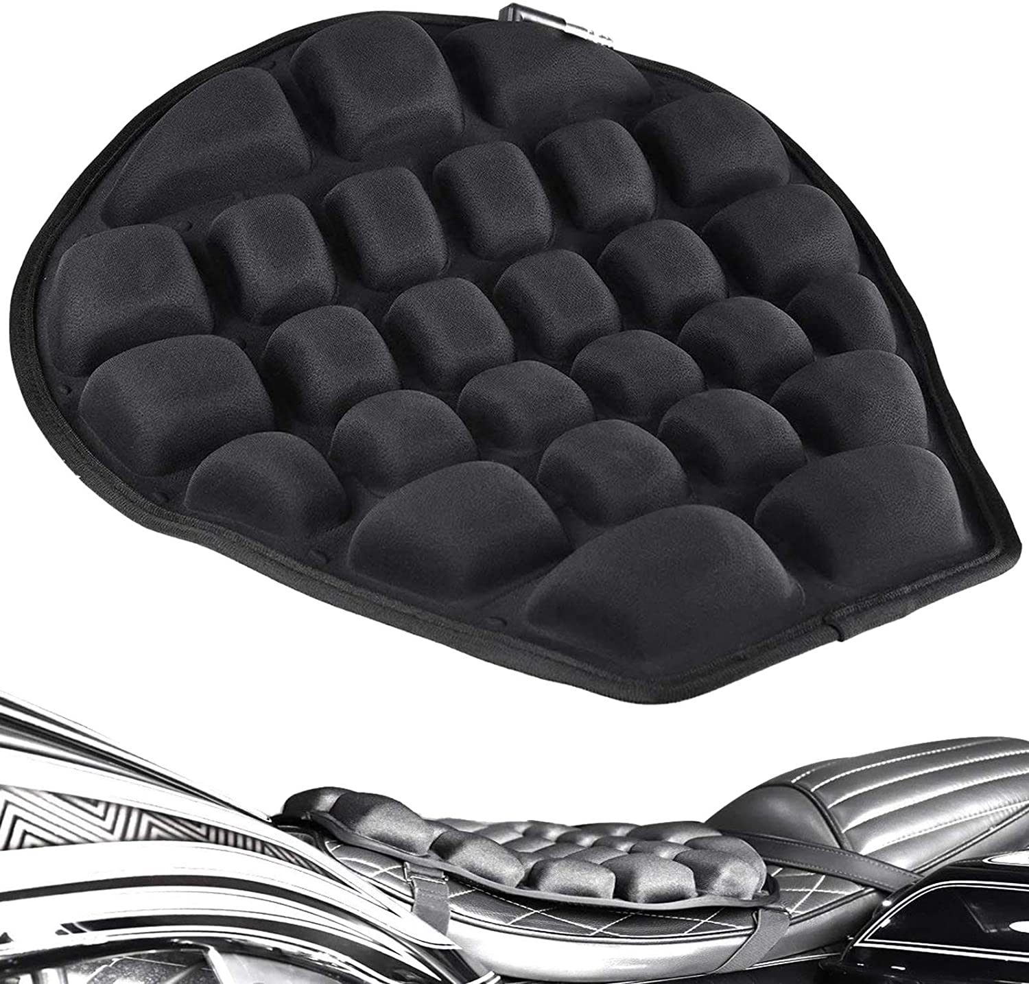 3D hot-selling outdoor cushions waterproof inflatable air&Water-filled dual purpose bladder Motorcycle Seat Cushions and Soft