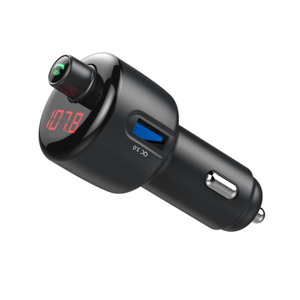 Автомобильный MP3-плеер FM-радио Трансмиссия Bluetooth автомобильное зарядное устройство QC 3,0 Поддержка U-диска воспроизведения