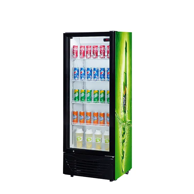 Cooler Display Glass Door Refrigerator Cooling Commercial Upright Wine And Beverage Coolers