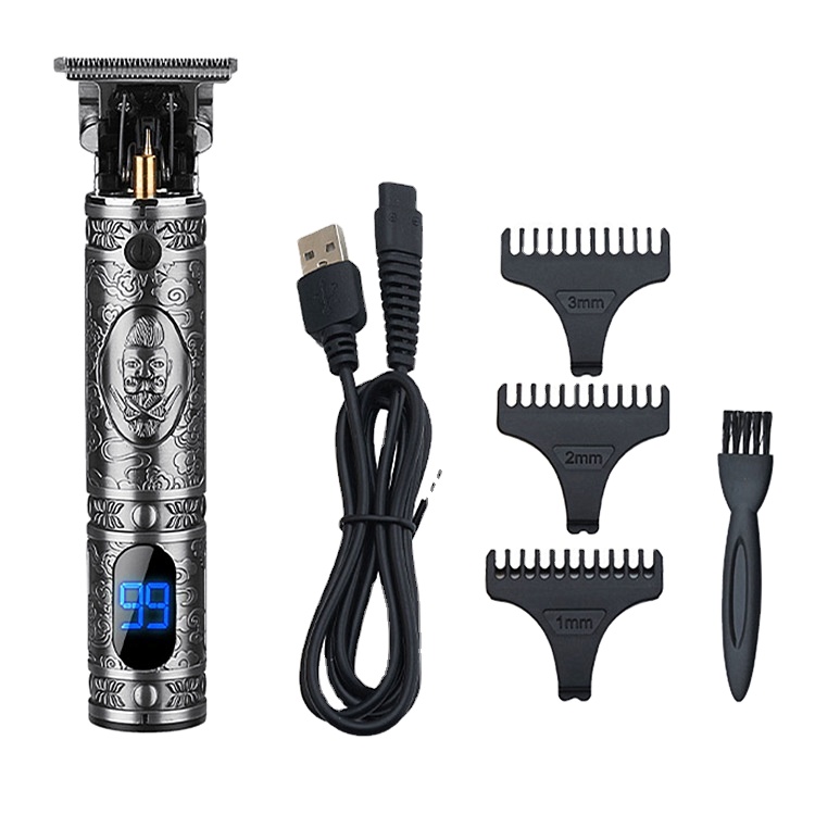 Mini Electric Shop Hair Cut Machine Men Cordless LED Hair Trimmer